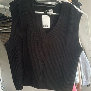 H&M sweater vest - black